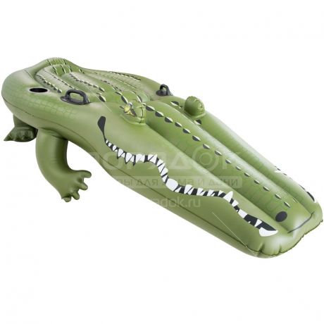 Плот надувной Крокодил с ручкой Bestway 41096, 259х104 см