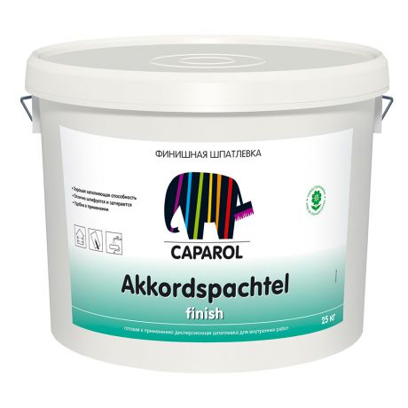 Шпатлевка финишная Caparol Akkordspachtel 25 кг