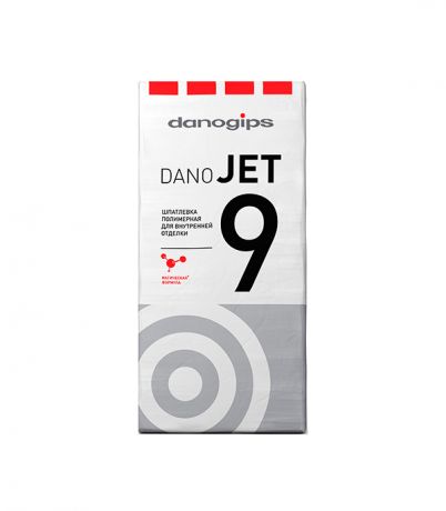 Шпаклевка полимерная Danogips Dano Jet 9 выравнивающая 20 кг