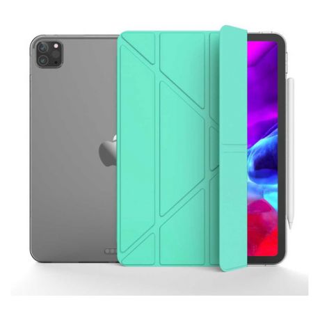 Чехол для планшета BORASCO Apple iPad Pro 11"/Pro 11" 2020, мятный [38879]