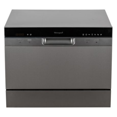Посудомоечная машина WEISSGAUFF TDW 4017 DS, компактная, серебристая [424447]