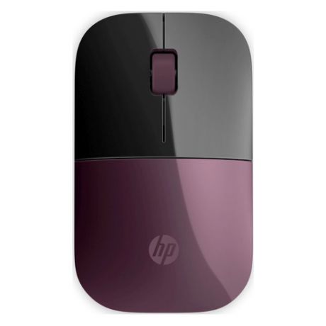 Мышь HP Z3700, оптическая, беспроводная, USB, бордовый и черный [7uh89aa]