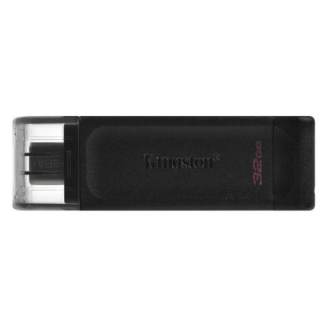 Флешка USB (Type-C) KINGSTON DataTraveler 70 DT70/32GB 32ГБ, USB3.0, черный