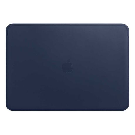 Чехол для ноутбука 15" APPLE Leather Sleeve, темно-синий, MacBook Pro 15 [mrqu2zm/a]