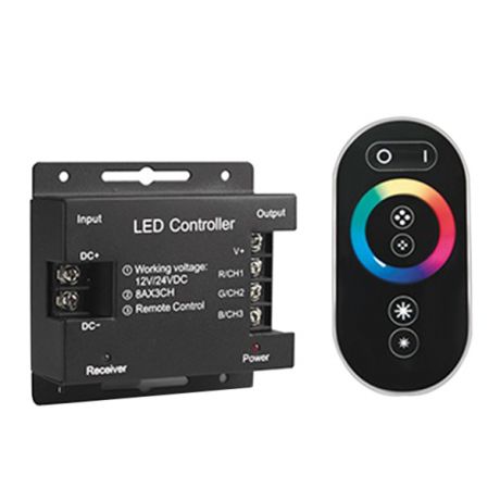 Контроллер для светодиодной ленты RGB Gauss 288 Вт 170-265 В IP20 черный