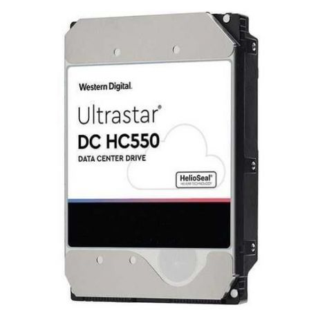 Жесткий диск WD Ultrastar DC HC550 WUH721816ALE6L4, 16ТБ, HDD, SATA III, 3.5" [0f38462]