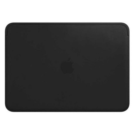 Чехол для ноутбука 12" APPLE Leather Sleeve, черный, MacBook 12 [mteg2zm/a]