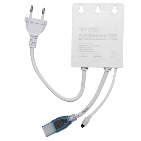 Контроллер для светодиодной ленты RGB Apeyron 04-13 300 Вт 220 В IP44 с пультом ИК