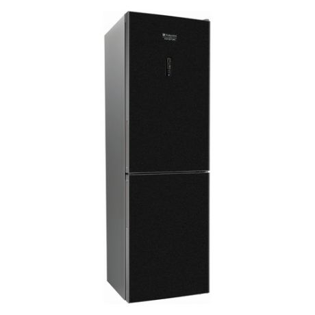 Холодильник HOTPOINT-ARISTON RFC 620 BX, двухкамерный, черная сталь