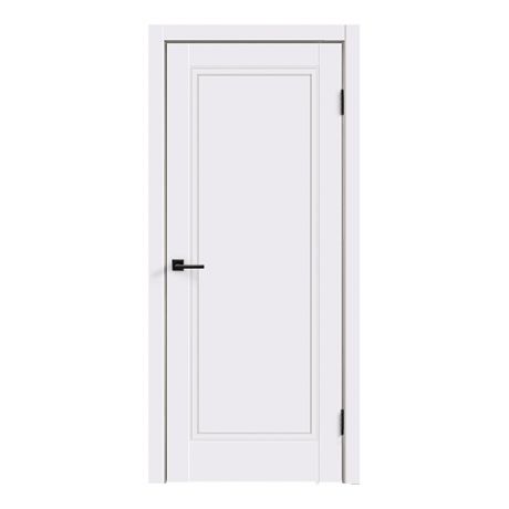 Дверное полотно VellDoris Ольсен P4 белое глухое эмаль 600x2000 мм