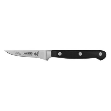 Нож кухонный Tramontina Century (24002/103) стальной для овощей лезв.76.2мм прямая заточка серебрист