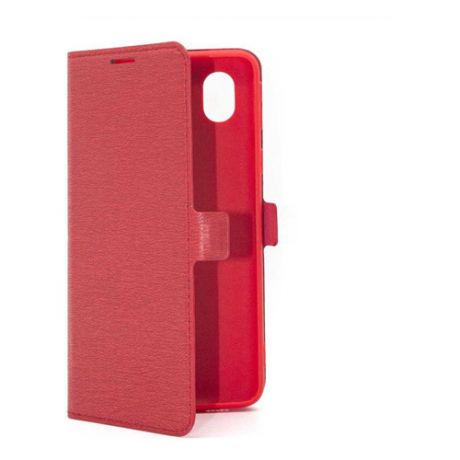 Чехол (флип-кейс) BORASCO Book case, для Samsung Galaxy A01 Core, красный [39208]