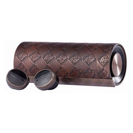 Наушники с микрофоном Padmate PaMu Scroll (T3 Glory Edition), Bluetooth, вкладыши, коричневый