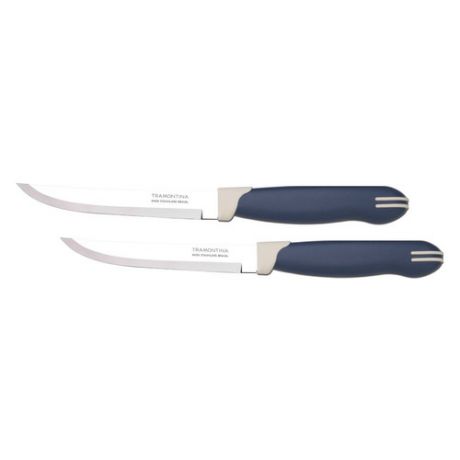 Набор ножей кухон. Tramontina Multicolor (23527/215) компл.:2шт синий