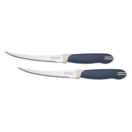 Набор ножей кухон. Tramontina Multicolor (23512/214) компл.:2шт синий