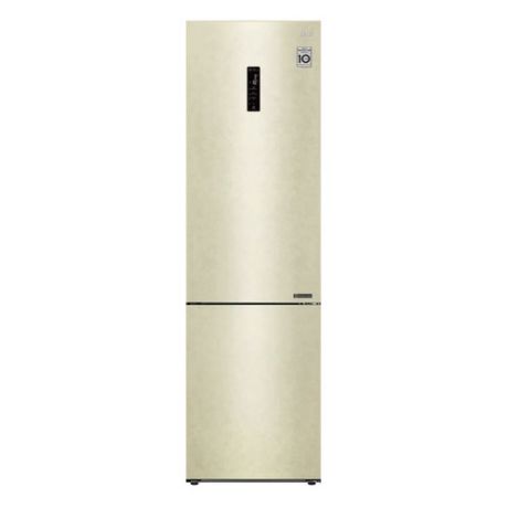 Холодильник LG GA-B509CEUM, двухкамерный, бежевый