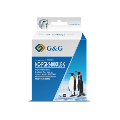 Картридж G&G NC-PGI-2400XLBK, PGI-2400XL BK, черный