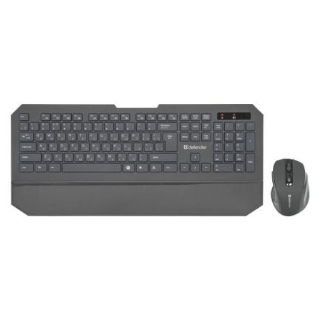 Комплект (клавиатура+мышь) DEFENDER Berkeley C-925, USB, беспроводной, черный [45925]
