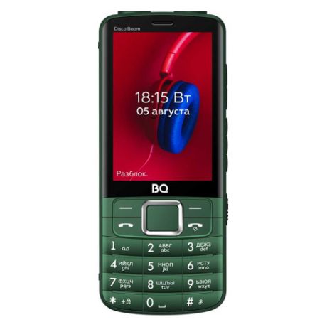 Мобильный телефон BQ Disco Boom 3587, зеленый