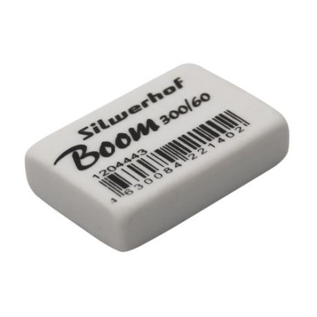 Упаковка ластиков SILWERHOF Boom 300/60, 31х21х8мм , каучук термопластичный, белый [181147] 36 шт./кор.