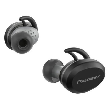 Наушники с микрофоном PIONEER SE-E8TW-H, Bluetooth, вкладыши, серый/черный