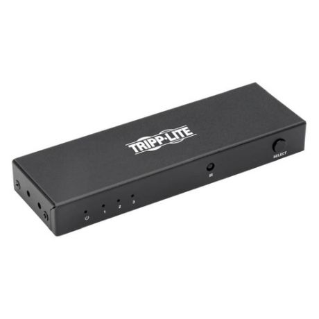Сплиттер аудио-видео TRIPPLITE B119-003-UHD, 3xHDMI (f) - HDMI (f) , 1м, GOLD ф/фильтр, черный