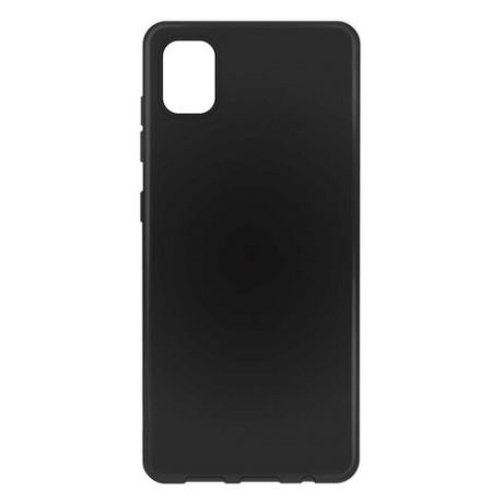 Чехол (клип-кейс) BORASCO для Samsung Galaxy A31, черный (матовый) [38794]