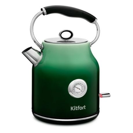 Чайник электрический KITFORT КТ-679-2, 2200Вт, зеленый