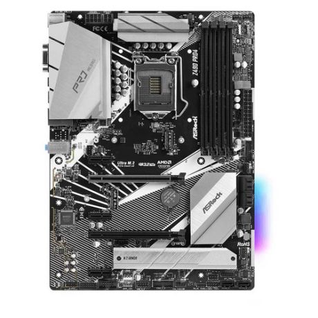 Материнская плата ASROCK Z490 PRO4, LGA 1200, Intel Z490, ATX, Ret