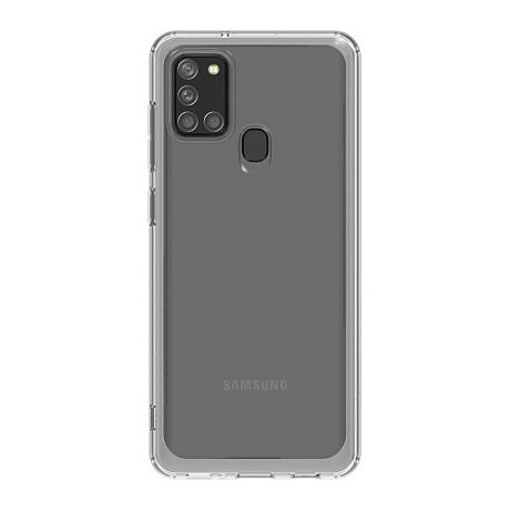 Чехол (клип-кейс) SAMSUNG araree A cover, для Samsung Galaxy A21s, прозрачный [gp-fpa217kdatr]
