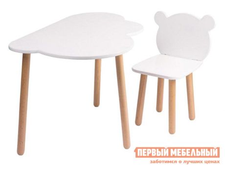Столик и стульчик Опт-Юнион Стол "OBLAKO TABLE" 91005 + Стул "MISHA CHAIR" 91008