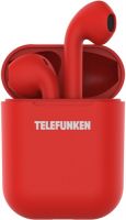 Беспроводные наушники с микрофоном Telefunken TF-1001B Красный