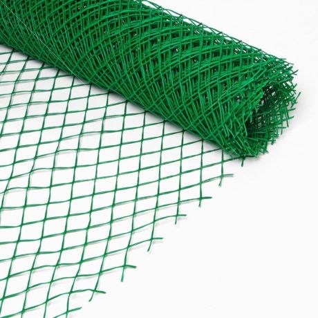 Сетка пластиковая садовая Агро эконом зеленая 40х40 мм, 1.5х20 м