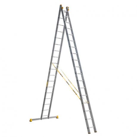 Двухсекционная лестница алюминиевая Alumet P2 9218, 18 ступеней