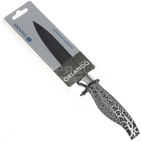 Нож кухонный стальной Daniks Орландо 160554-4 универсальный, 12,5 см