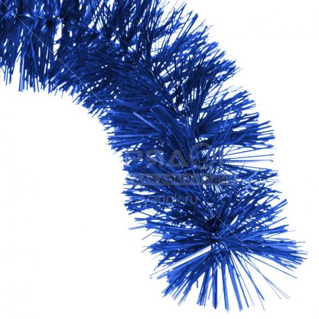 Н.г Мишура 1,8м d=50мм 5 слоев на проволоке синяя 5-180-5