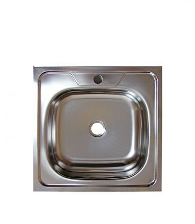 Мойка для кухни VLADIX 500x500х130 мм накладная квадратная без крыла сталь