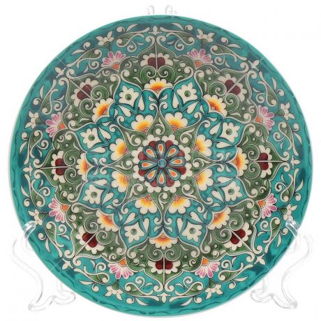 Тарелка десертная керамическая, 180 мм, Восточная YQ1901 Коралл