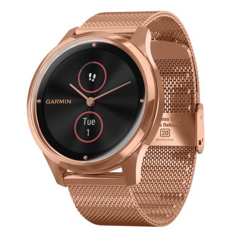 Смарт-часы Garmin Vivomove LUXE Rose Gold (010-02241-24)