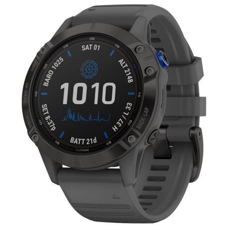 Смарт-часы Garmin Fenix 6 Pro Solar Black/Grey (010-02410-11)