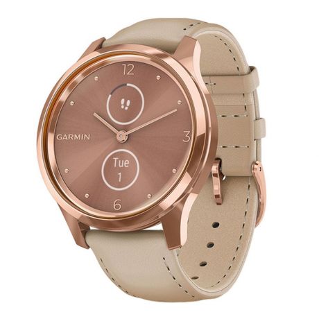 Смарт-часы Garmin Vivomove LUXE Rose Gold (PVD 18K)