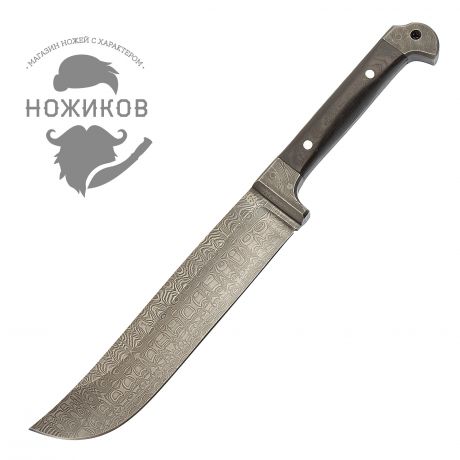 Нож Узбек-1Б, 145мм, сталь дамаск, венге