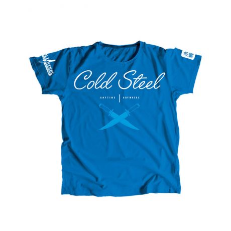 Футболка Cold Steel Cross Guard Blue Tee for Women женская, размер M, голубая