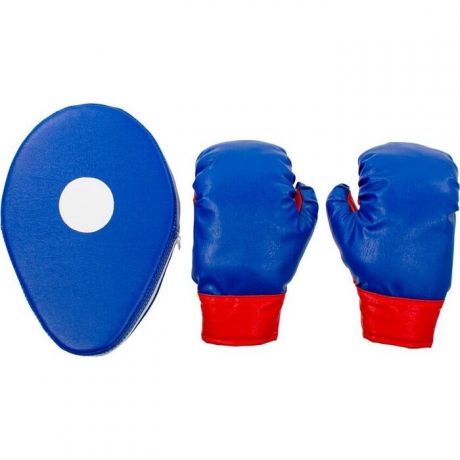 Набор для бокса Bradex "Двойной удар" (лапа, перчатки)