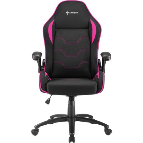 Компьютерное кресло Sharkoon Elbrus 1 чёрно-розовый
