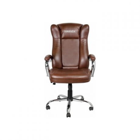 Офисное массажное кресло Yamaguchi Prestige коричневое