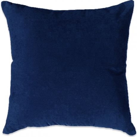 Декоративная подушка Mypuff Темно-синяя мебельная ткань pil_502