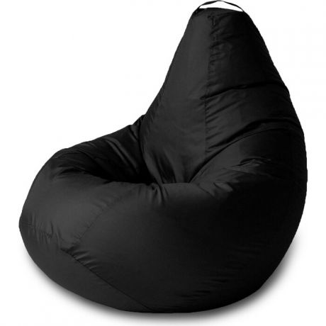 Кресло бескаркасное Mypuff Груша черный размер комфорт оксфорд bbb_020