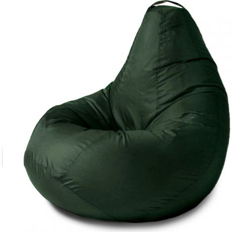 Кресло бескаркасное Mypuff Груша зеленый размер комфорт оксфорд bbb_024