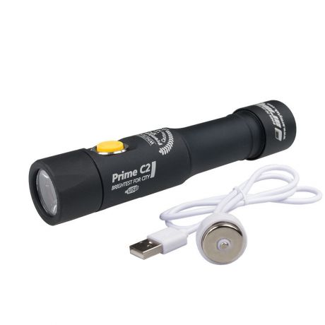 Фонарь светодиодный Armytek Prime C2 Magnet USB+18650, 1250 лм, аккумулятор